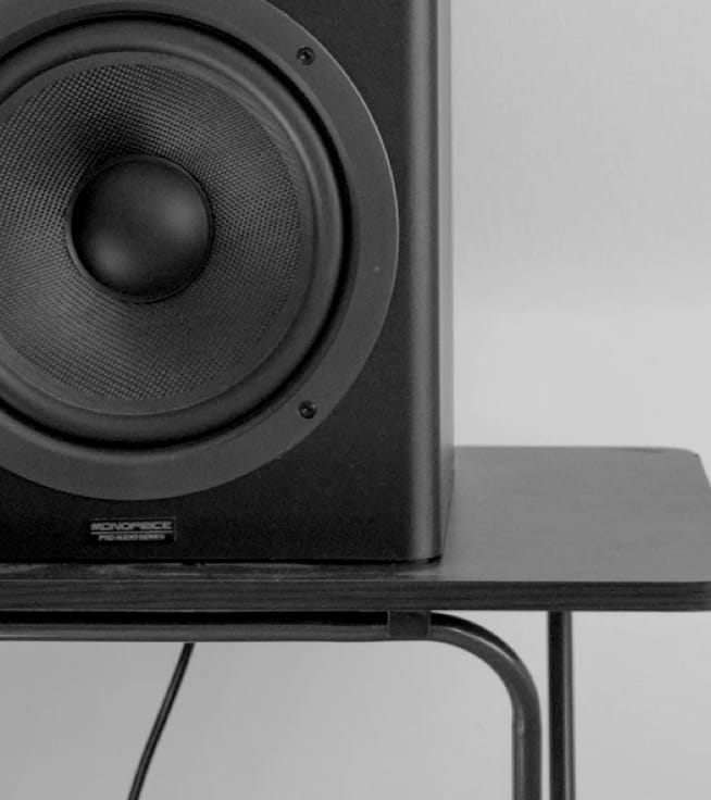 a ZX7 speaker in a living room